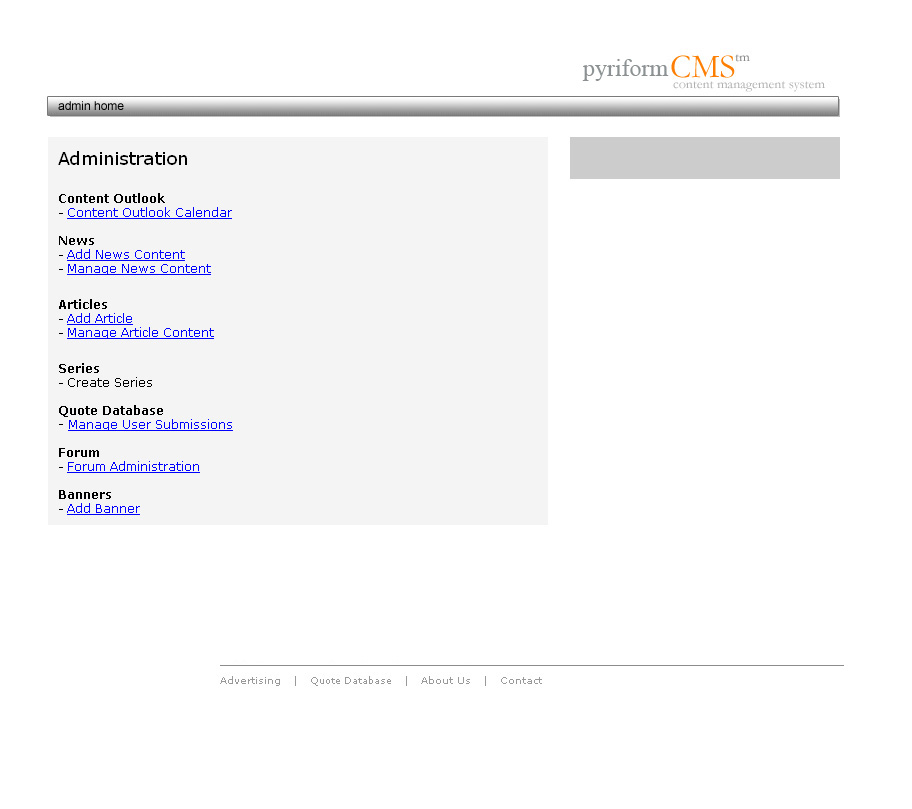 Alloy Content Management System