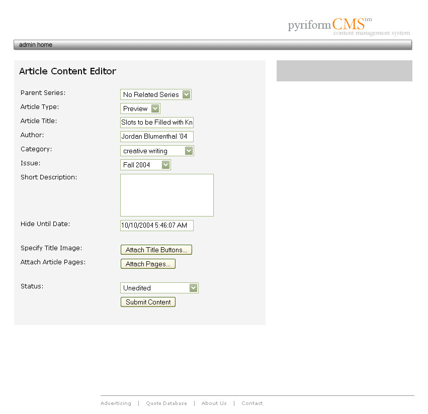 Alloy Content Management System 